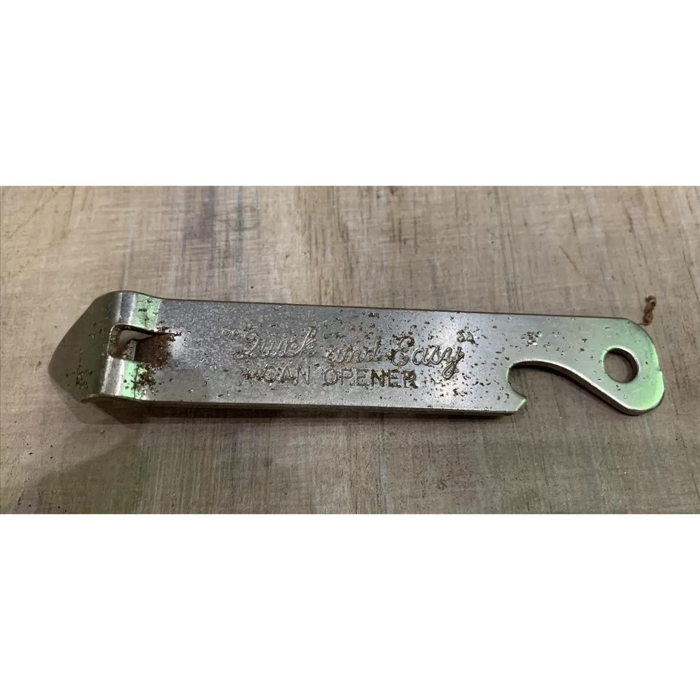 Vintage - "Quick And Easy" - Beer Bottle And Can Opener - Vaughan USA Made